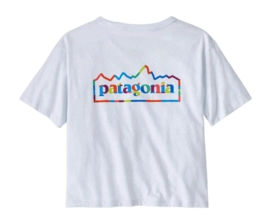 T-Shirt Patagonia Women Unity Fitz Easy Cut Responsibili-Tee White