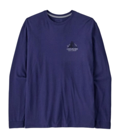 T-Shirt Manches Longues Patagonia Homme Chouinard Crest Responsibili-Tee Solstice Purple