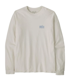 Longsleeve Patagonia Unisex Strataspire Responsibili-Tee Birch White