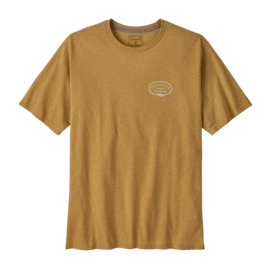 T-Shirt Patagonia Men Clean Climb Roots Responsibili-Tee Pufferfish Gold