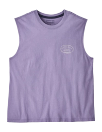 Tanktop Patagonia Women Clean Climb Roots Boxy Organic Concrete Purple