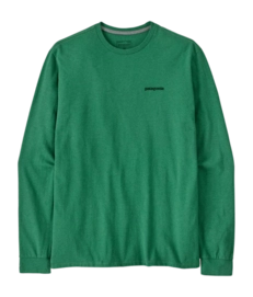 Longsleeve Patagonia Men P-6 Logo Responsibili-Tee P-6 Outline: Heartleaf Green