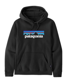 Hoodie Patagonia Unisex P-6 Logo Uprisal Black 25