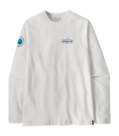 Longsleeve Patagonia Herren LW Unity Fitz Wildrise Crew Birch White