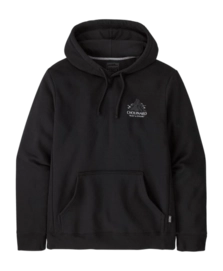 Hoodie Patagonia Unisex Chouinard Crest Uprisal Black