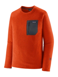 Trui Patagonia Men R1 Air Crew Pollinator Orange