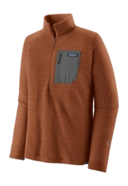 Trui Patagonia Men R1 Air Zip Neck Robin Brown