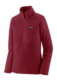 Trui Patagonia Women R1 Air Zip Neck Marion Red