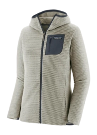 Vest Patagonia Women R1 Air Full-Zip Hoody Wool White