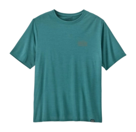 T-Shirt Patagonia Men Capilene Cool Daily Graphic Shirt Strataspire: Wetland Blue X-Dye