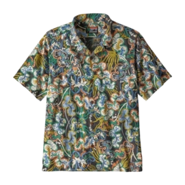 Hemd Patagonia Herren Tidal Threads Camp Shirt Undersea: Ink Black