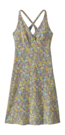 Dress Patagonia Women Amber Dawn Dress Flourish: Abundant Blue