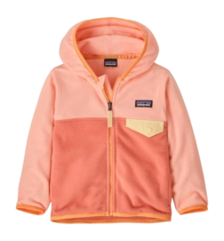 Vest Patagonia Baby Micro D Snap-T Jacket Peak Pink