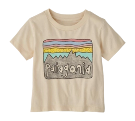 T-Shirt Patagonia Fitz Roy Skies Babys Undyed Natural