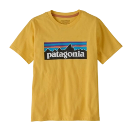 T-Shirt Patagonia Kids P-6 Logo Nectar Yellow
