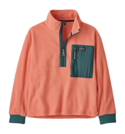 Trui Patagonia Kids Microdini 1/2 Zip P/O Peak Pink