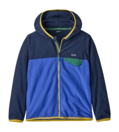 Vest Patagonia Kids Micro D Snap-T Jacket Eddy Blue