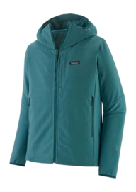Gilet Patagonia Homme R1 TechFace Hoody Wetland Blue