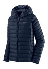Jacke Patagonia Down Sweater Hoody Damen Smolder Blue