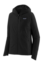 Jacket Patagonia Women R1 CrossStrata Hoody Black