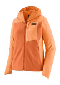 Jacket Patagonia Women R1 CrossStrata Hoody Rock Melon