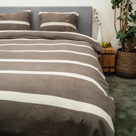 Bettwäsche Kayori Wada Flanell Taupe