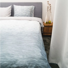 Bettwäsche Kayori Nara Baumwolle-Satin Silber