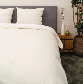 Bettwäsche Kayori Gojo Baumwolle-Satin Offwhite
