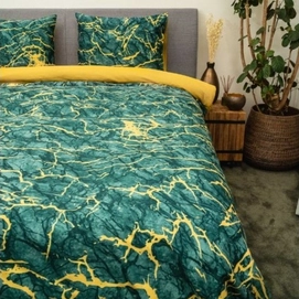 Bettwäsche Kayori Chuo Baumwolle-Satin Grün