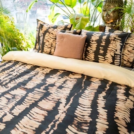 Bettwäsche Kayori ChikumaBaumwolle Satin Braun
