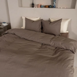 Bettwäsche Kayori Kai Baumwolle Taupe