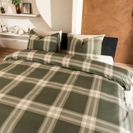 Bettwäsche Kayori Magome Flanell OlivGrün