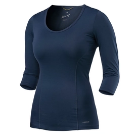 T-Shirt de Tennis HEAD Vision 3/4 Shirt Women Navy