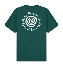 T-Shirt Arte Antwerp Big Spiral Print Herren Green