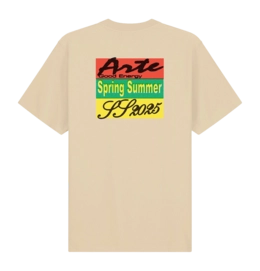 T-Shirt Arte Antwerp Multicolor Print Herren Cream