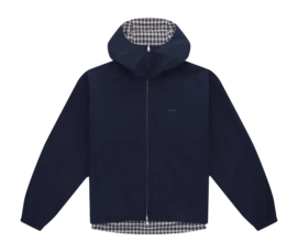 Jacket Arte Antwerp Men Reversible Plaid Technical Navy/Plaid