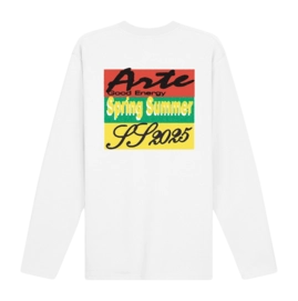 Longsleeve Arte Antwerp Men Color Print White