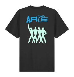 T-Shirt Arte Antwerp Men Back Logo People Black