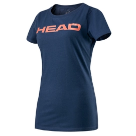 T-Shirt de Tennis HEAD Transition Women Lucy T-Shirt Navy Coral