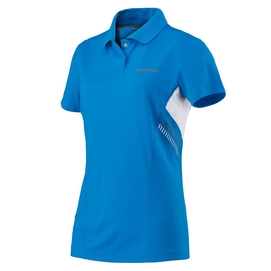 Polo HEAD Club Technical Polo Shirt Women Blue