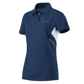 Polo HEAD Club Technical Polo Shirt Women Navy