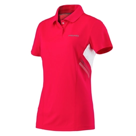 Polo HEAD Club Technical Polo Shirt Women Red