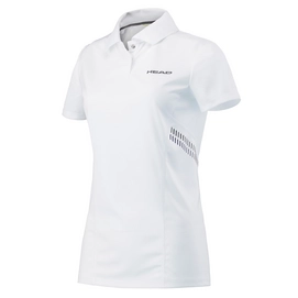Polo HEAD Club Technical Polo Shirt Women White Navy