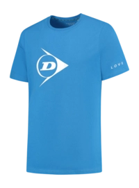 Tennisshirt Dunlop Unisex Ap Essentials Promo Tee Royal Blue