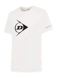 Tennisshirt Dunlop Unisex Ap Essentials Promo Tee White