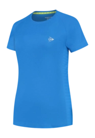 Tennisshirt Dunlop Women Ap Club Crew Tee Royal Blue