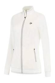 Veste de Tennis Dunlop Women Ap Club Knitted Jacket White
