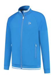 Tennis Hoodie Dunlop Boys Ap Club Knitted Jacket Royal Blue