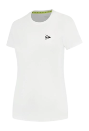 Tennis Shirt Dunlop Girls Ap Club Crew Tee White