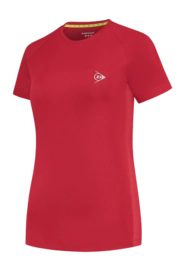 Tennis Shirt Dunlop Girls Ap Club Crew Tee Jester Red
